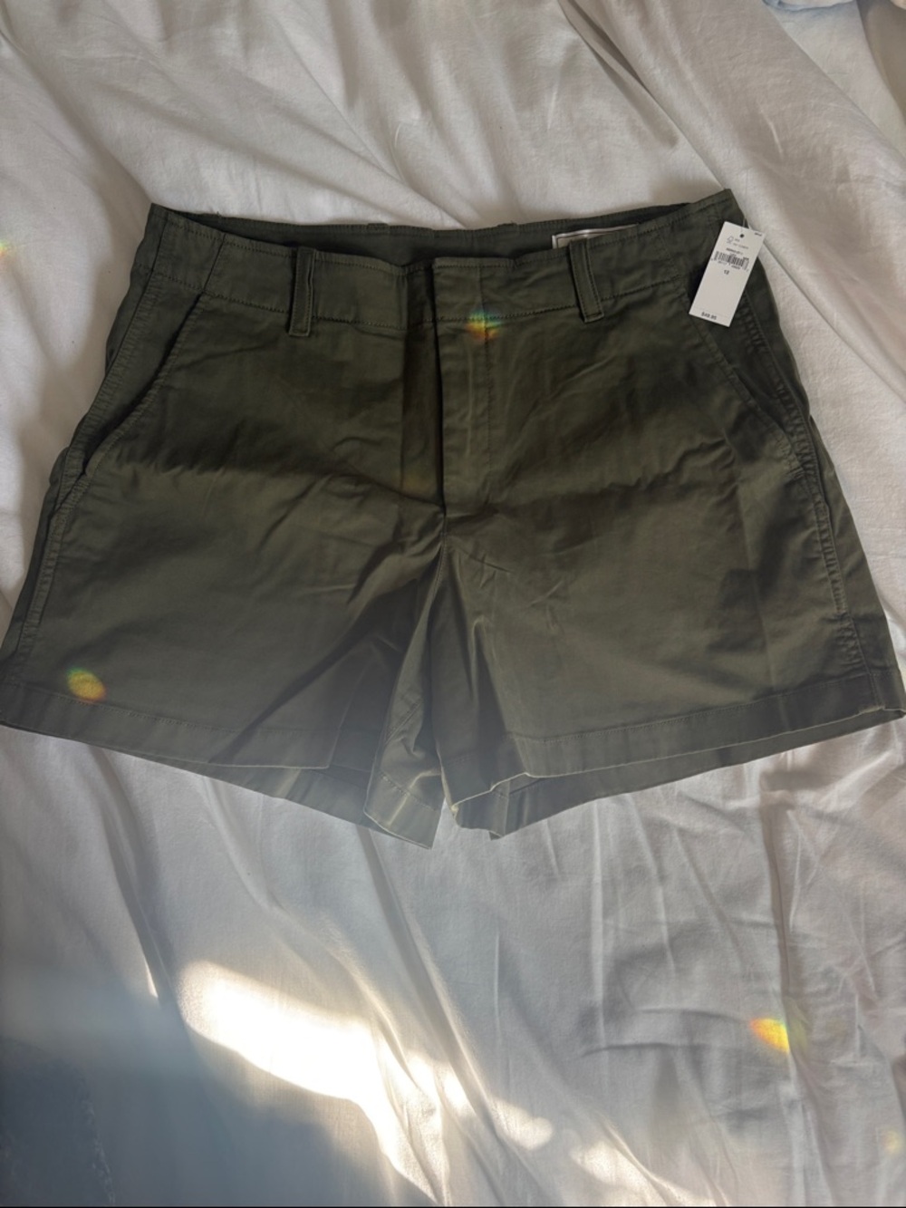 GAP Olive Green Bermuda Shorts — Women's Casual Tailored